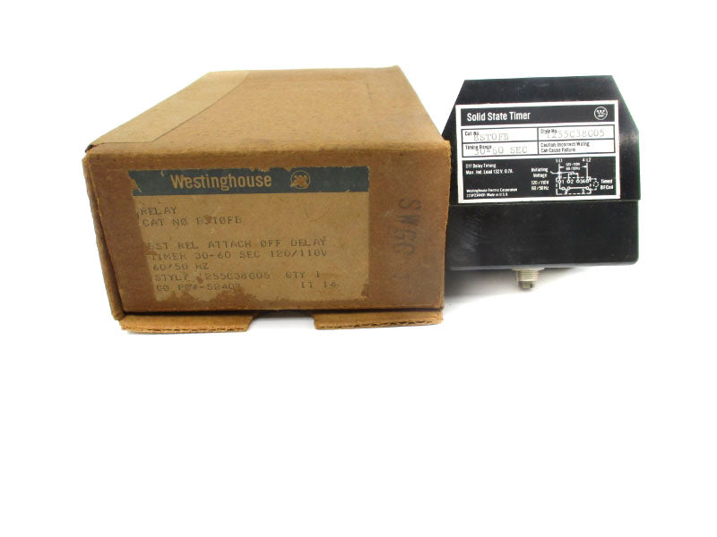 WESTINGHOUSE 1255C38G05 BST0FB 110/120V 0.7A 30-60S NSMP
