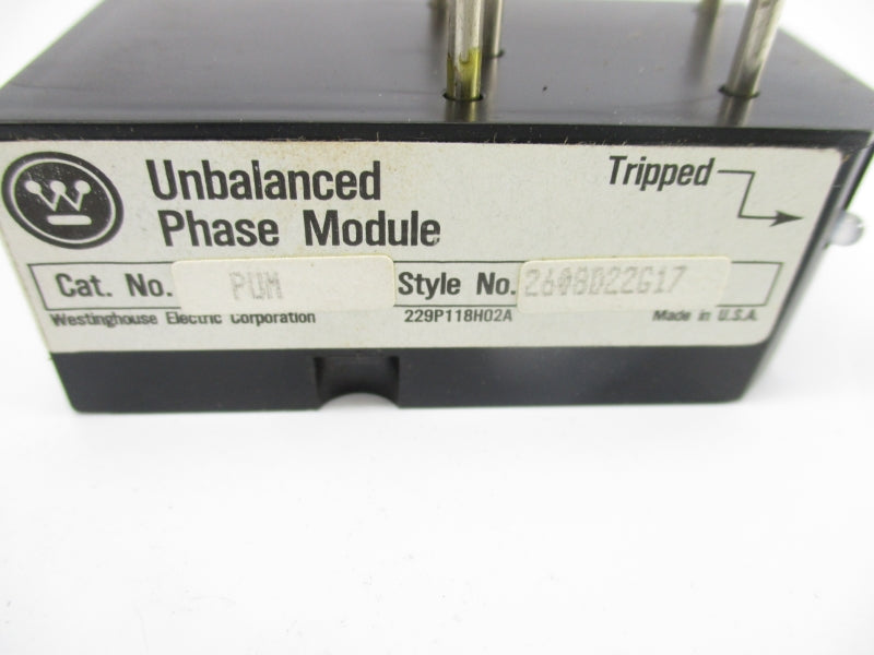 WESTINGHOUSE 2608D22G17 PUM UNMP