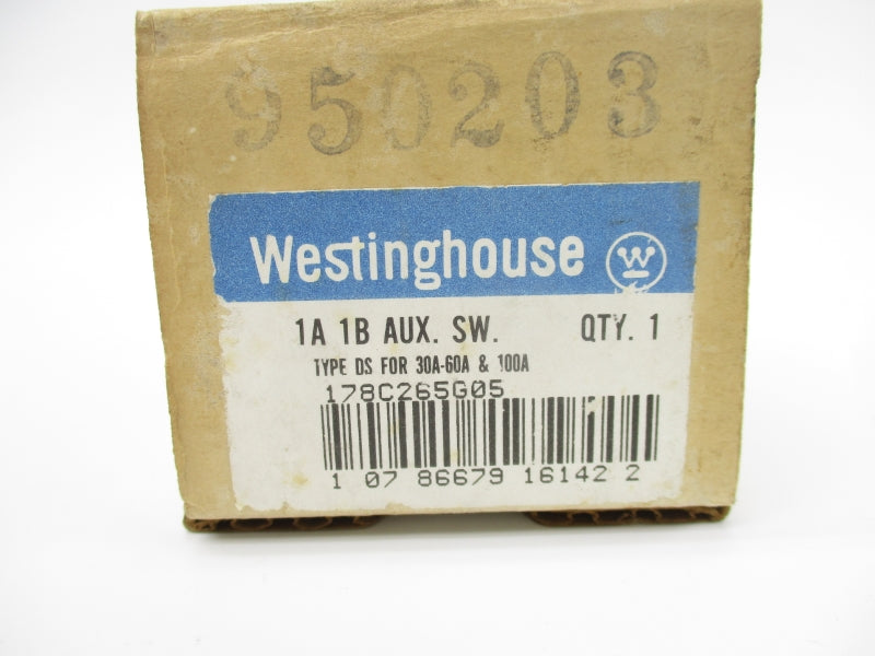WESTINGHOUSE 178C256G05 250VAC 10A NSMP
