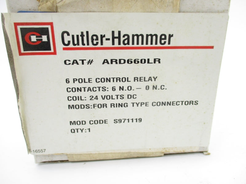 CUTLER HAMMER ARD660LR 24VDC 1.1A NSMP
