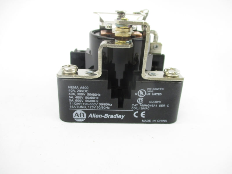 ALLEN BRADLEY 700HG46A1 SER. C 120VAC NSMP