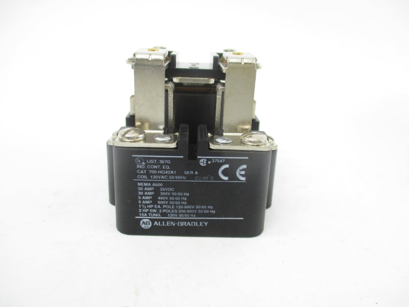 ALLEN BRADLEY 700-HG42A1 SER. A 120VAC 30A (WH) NSMP