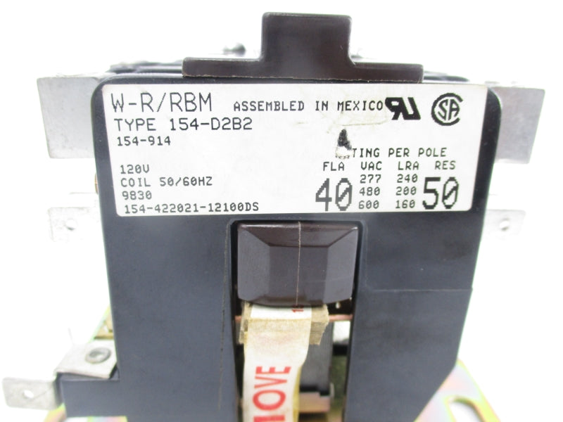 SPARE PART W-R/RBM 154-D2B2 120VAC (AS PICTURED) NSNP