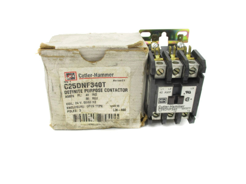 CUTLER HAMMER C25DNF340T SER. C1 24V 40A NSMP