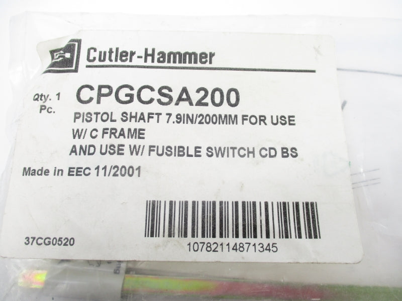 CUTLLER HAMMER CPGCSA200 7.9" NSMP