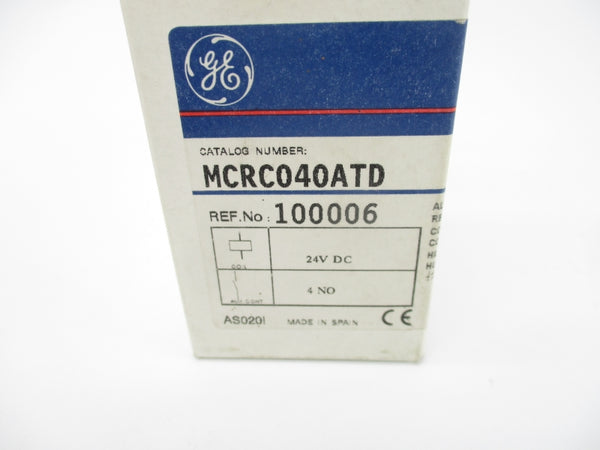 GENERAL ELECTRIC MCRC040ATD 24VDC 16A NSMP