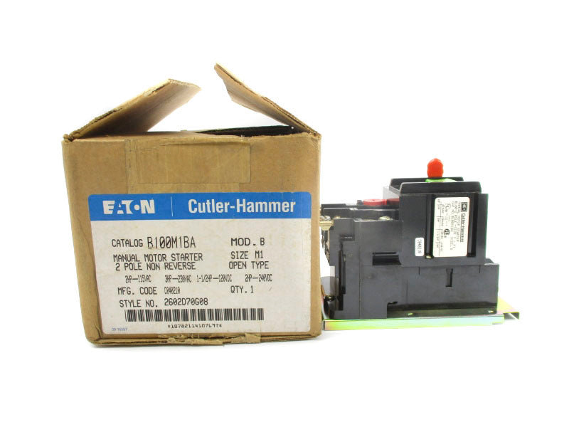 EATON 2602D70G08 B100M1BA 240VDC NSMP