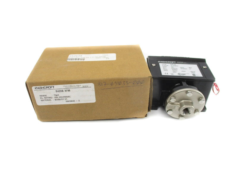 ASHCROFT B428BXFM 125/250VAC 15A 500PSI NSMP