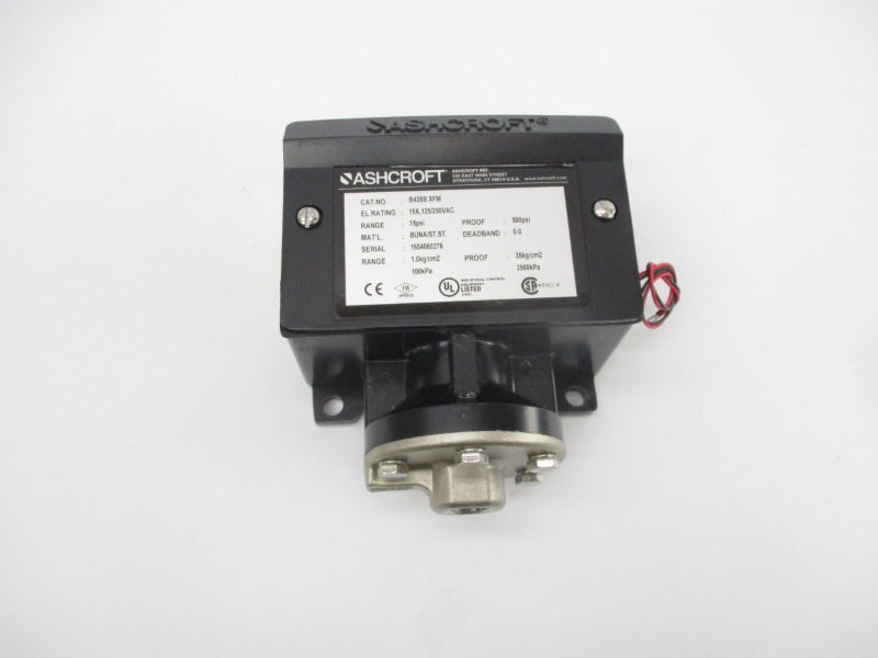 ASHCROFT B428BXFM 125/250VAC 15A 500PSI NSMP