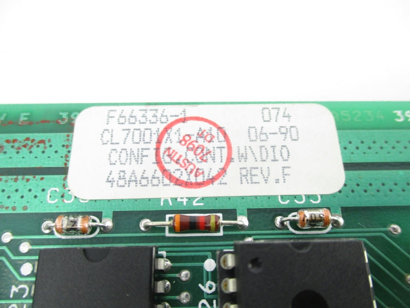 FISHER CONTROLS 48A6602X042 CL7001X1-A10 REV. F UNMP