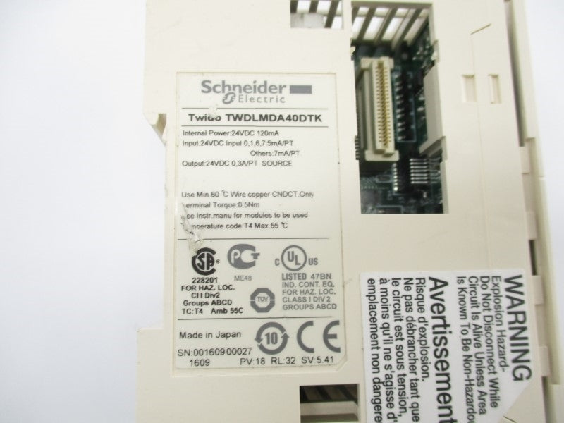 SCHNEIDER ELECTRIC TWDLMDA40DTK 24VDC NSNP