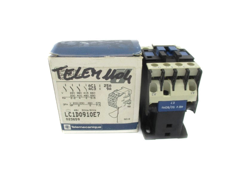 TELEMECANIQUE LC1D0910E7 48V 25A NSMP