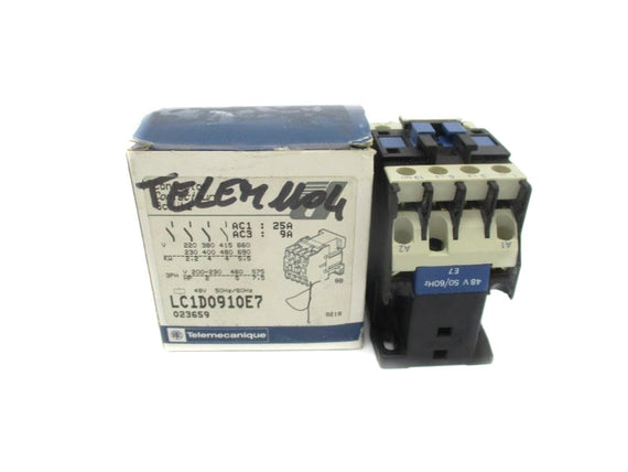 TELEMECANIQUE LC1D0910E7 48V 25A NSMP