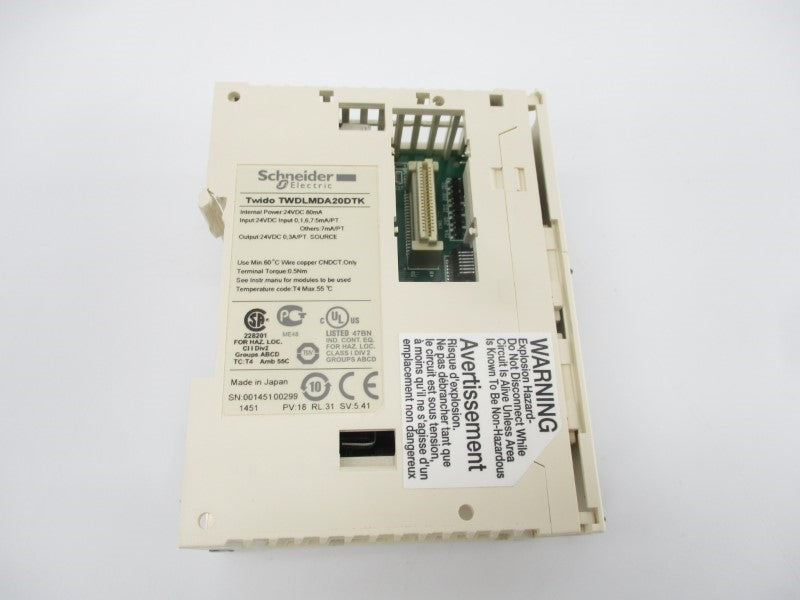 SCHNEIDER ELECTRIC TWDLMDA20DTK 24VDC 0.3A NSNP