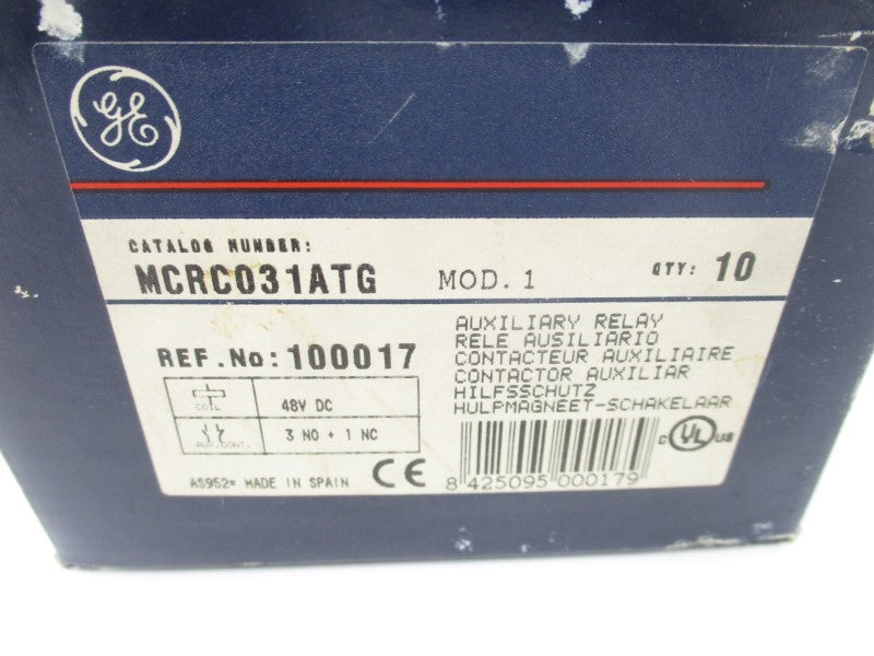 GENERAL ELECTRIC MCRC031ATG 48V 16A (PKG OF 10) NSMP