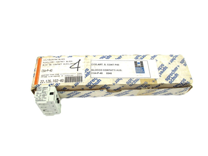 SPRECHER+SCHUH CS4-P-40 500V 10A (PKG OF 10) NSMP
