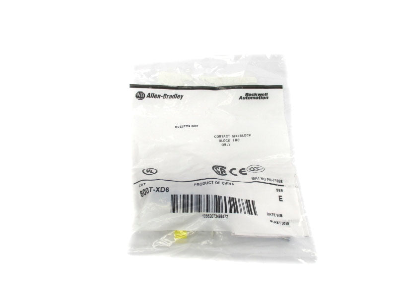 ALLEN BRADLEY 800T-XD6 SER. E NSMP