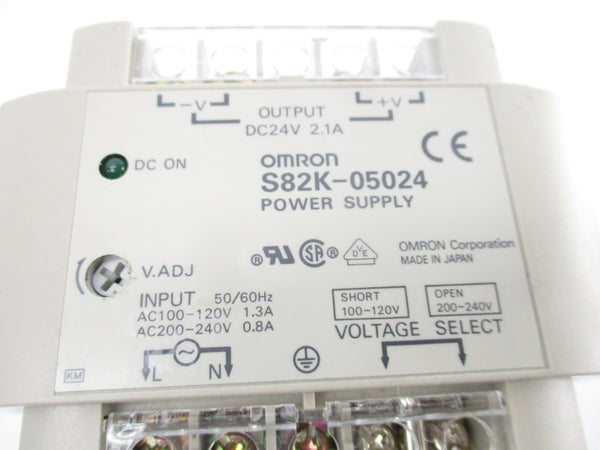 OMRON S82K-05024 100-120/200-240VAC 1.3/0.8A NSNP