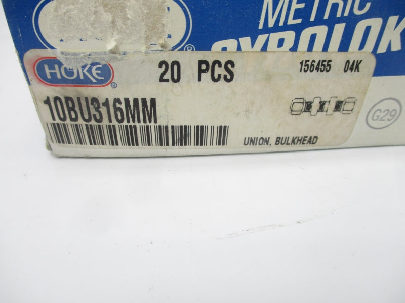 HOKE 10BU316MM (PKG OF 20) NSMP
