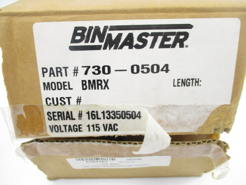 BINMASTER 730-0504 BMRX 115VAC 10A NSMP