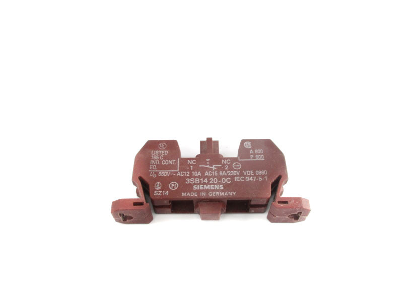 SIEMENS 3SB1420-0C 230V 6A NSNP