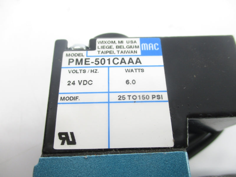 MAC PME-501CAAA 24VDC 25-150PSI NSNP