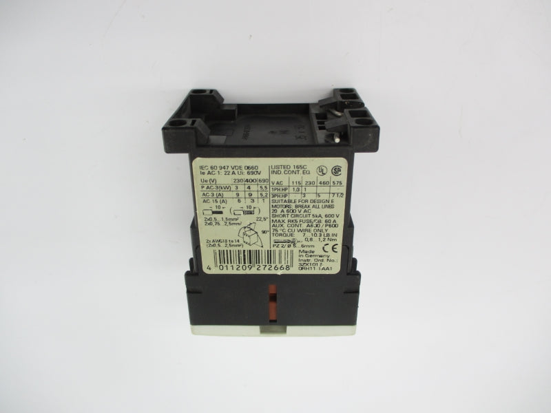 SIEMENS 3RT1016-1AF01 110V 22A NSNP