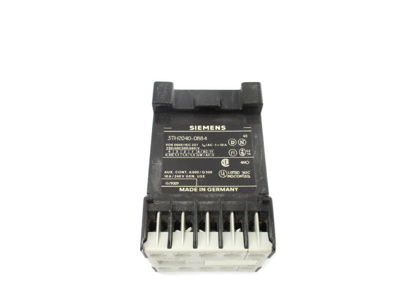 SIEMENS 3TH2040-0BB4 240V 10A UNMP