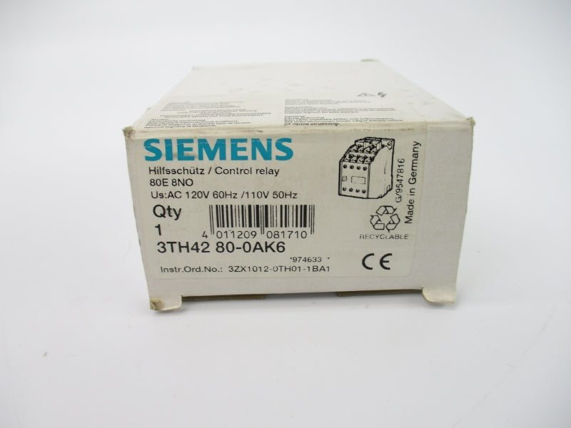 SIEMENS 3TH4280-0AK6 110/120V NSMP