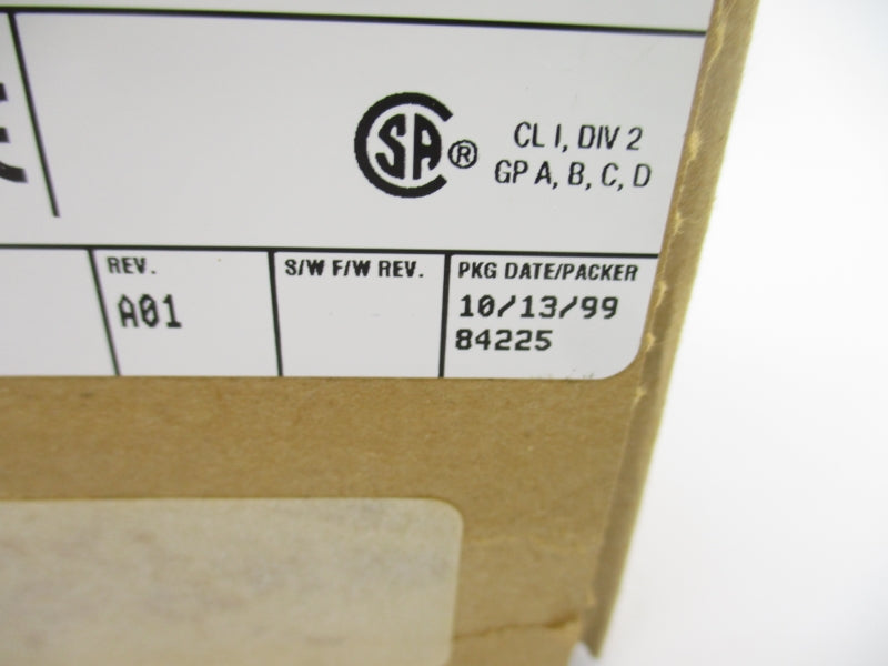 ALLEN BRADLEY 1794-IA8 SER. A DATE: 1999 NSFS