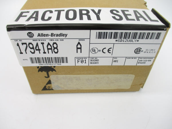 ALLEN BRADLEY 1794-IA8 SER. A DATE: 1999 NSFS