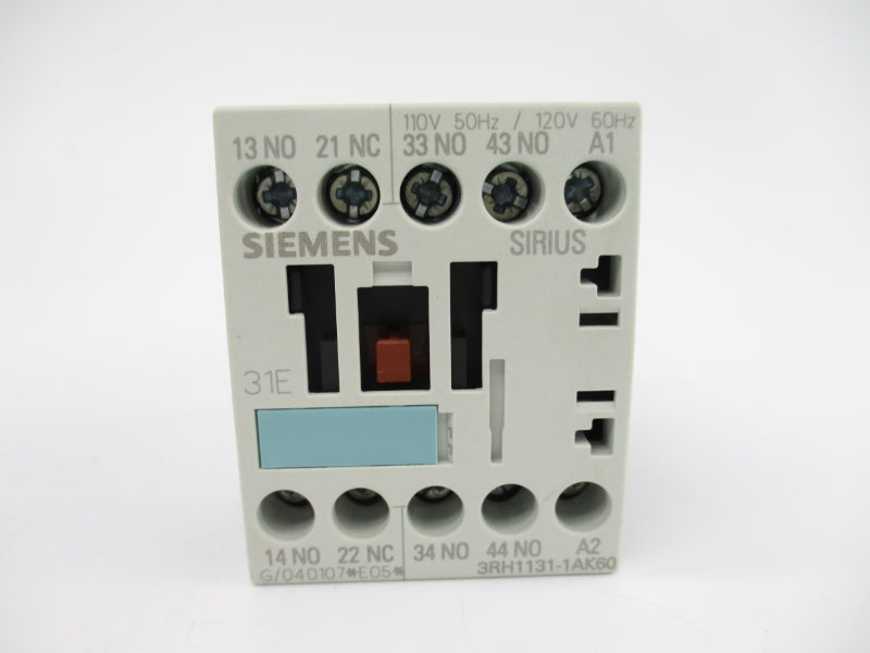 SIEMENS 3RH1131-1AK60 110/120V 6A NSMP