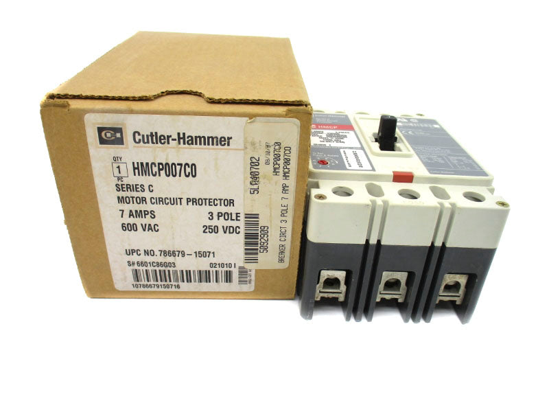 CUTLER HAMMER HMCP007C0 SER. C 600V 7A NSMP