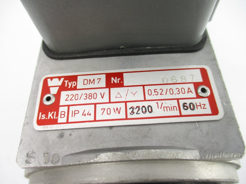 MOTOR DM7 0687 220/380V 0.52/0.30A NSNP