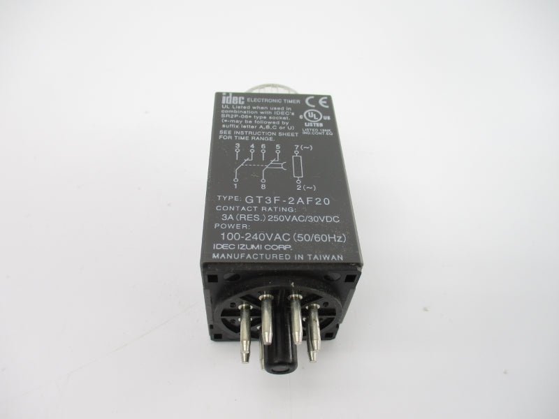 IDEC GT3F-2AF20 250VAC 3A NSMP