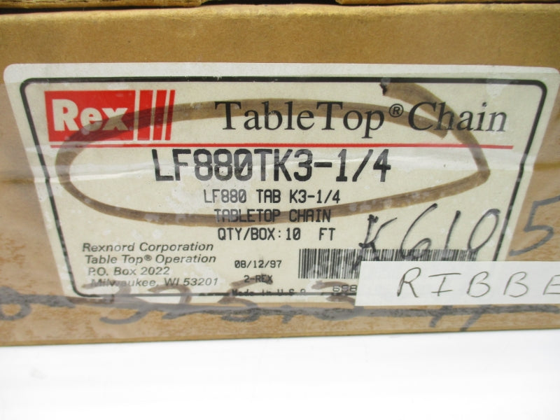 REXNORD LF880TK3-1/4 (RIBBED) NSMP