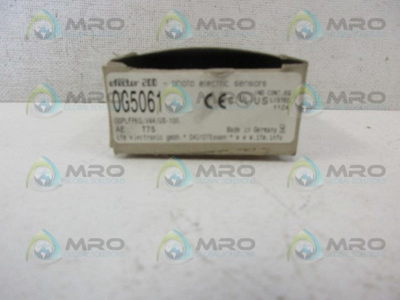 IFM EFECTOR OG5061 RETRO REFLECTIVE SENSOR  NSMP