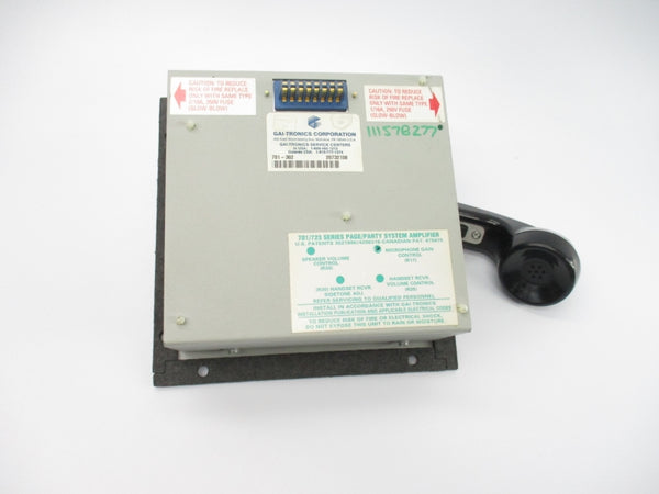GAI-TRONICS 701-302 120VAC 0.46A UNMP