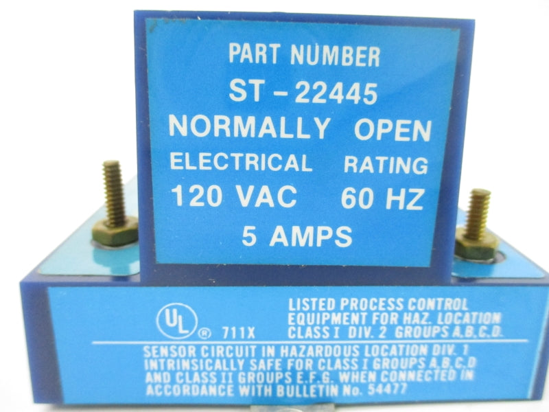 GEMS ST-22445 120VAC 5A UNMP