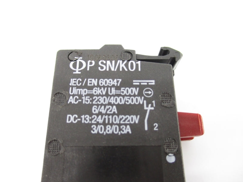 CONTACT BLOCK PSN/K01 600VAC 10A NSNP