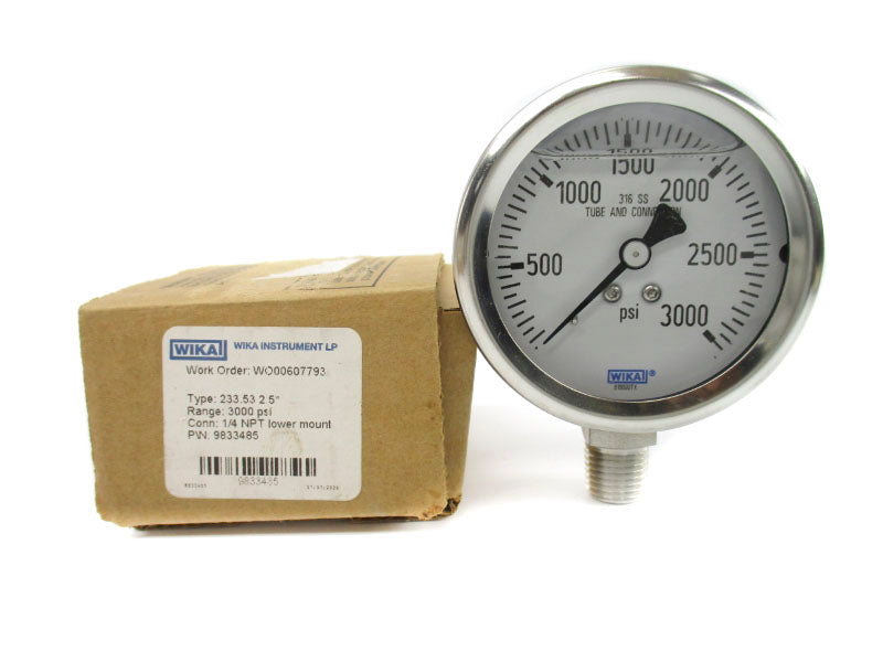 WIKA 9833485 233.53 2.5" 3000PSI NSMP