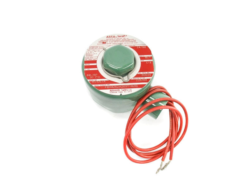 ASCO FBX8262A203T11699 24V 30PSI 1/4" NSNP