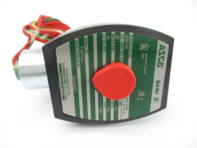 ASCO 8030G017 120V 15PSI 1/2" NSMP