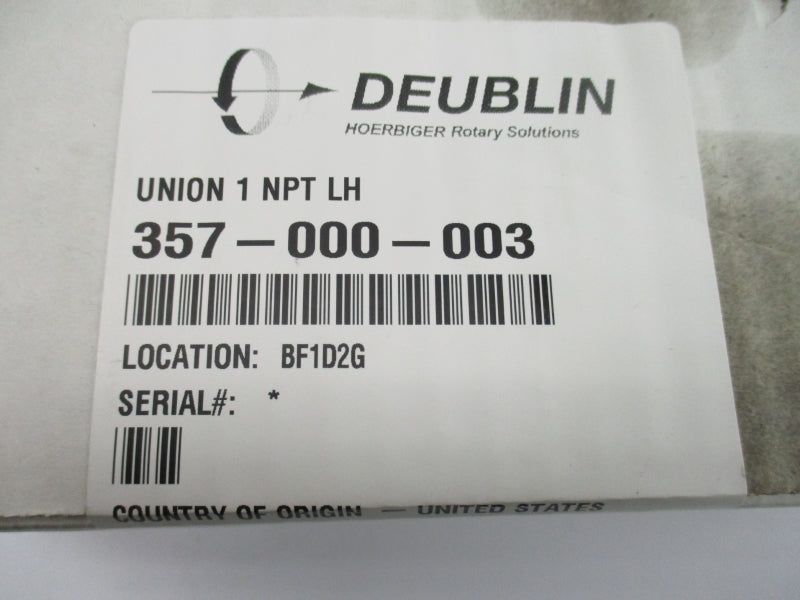 DEUBLIN 357-000-003 NSFS