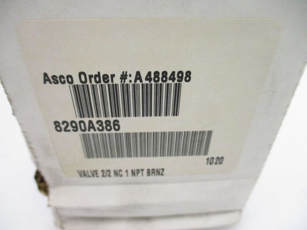 ASCO 8290A386 90PSI 1" NSMP