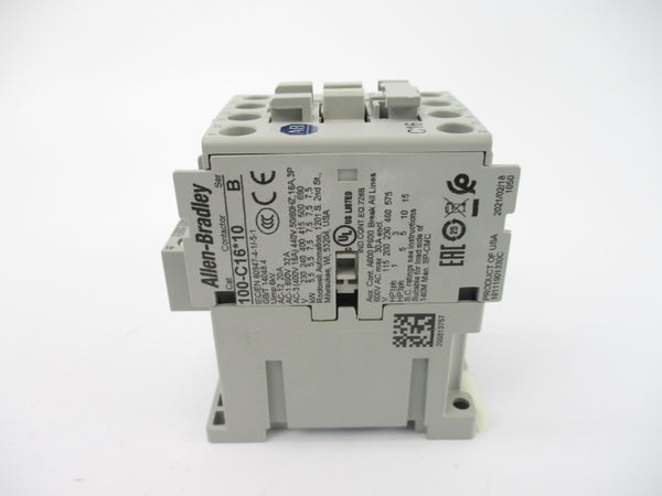 ALLEN BRADLEY 100-C16D10 SER. B 110/120V 32A (WH) NSMP