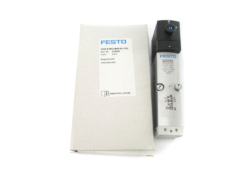 FESTO VSVA-B-M52-MZD-A1-1T1L 539159 SER. K302 24VDC 45-145PSI NSMP
