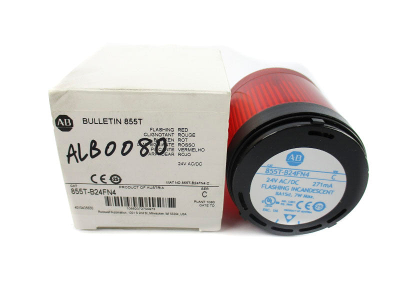 ALLEN BRADLEY 855T-B24FN4 SER. C 24VAC/DC (WH) NSMP