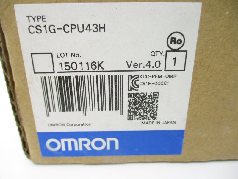 OMRON CS1G-CPU43H NSMP