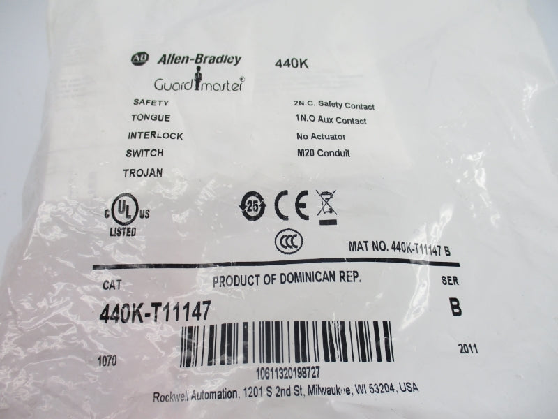 ALLEN BRADLEY 440K-T11147 SER. B 10A (WH) NSMP